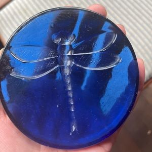 Dragonfly blown glass home decor.